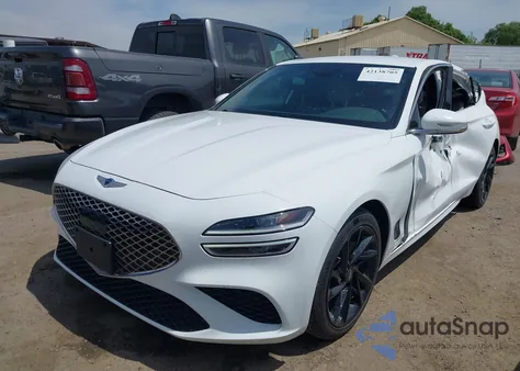 2022 Genesis G70 2.0T Rwd z USA, uszkodzony, nr VIN KMTG34TA9NU095130